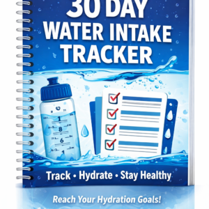 the ultimate 30 day hydration tracker ( 13 pages printable )